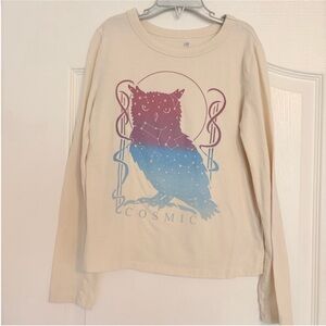 💜GAP KIDS Cosmic Owl Top. Size XL (12)💜